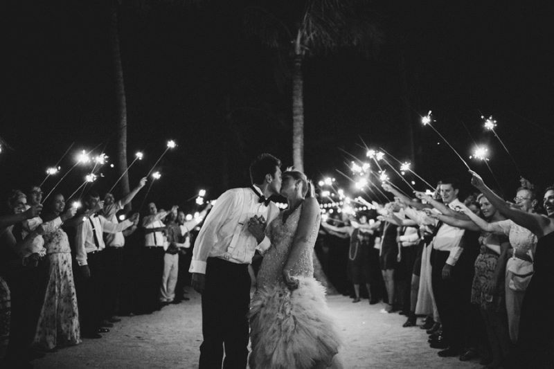 Glamorous Navy & White Islamorada Wedding via TheELD.com