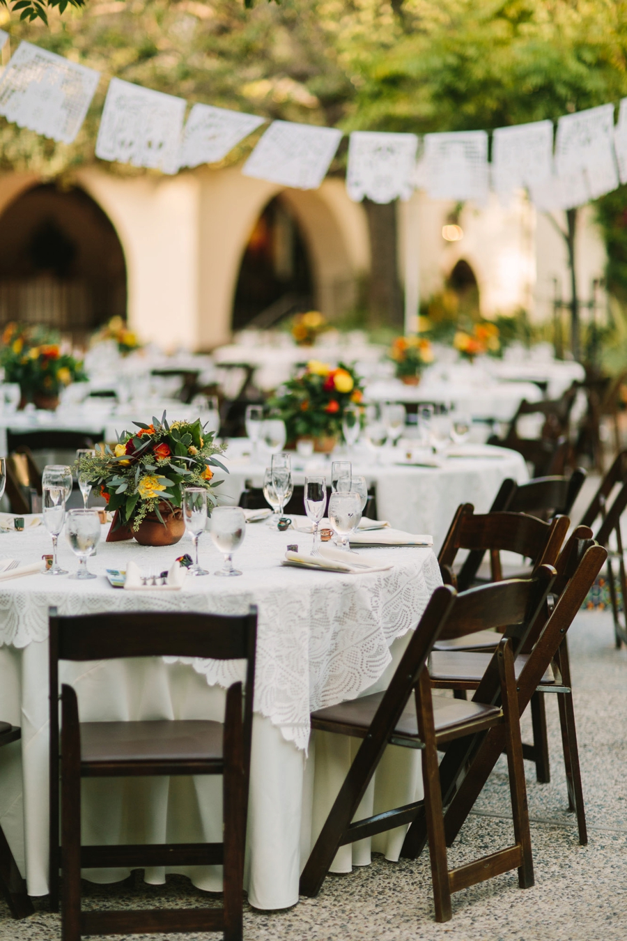 A Colorful Fiesta Inspired Los Angeles Wedding via TheELD.com