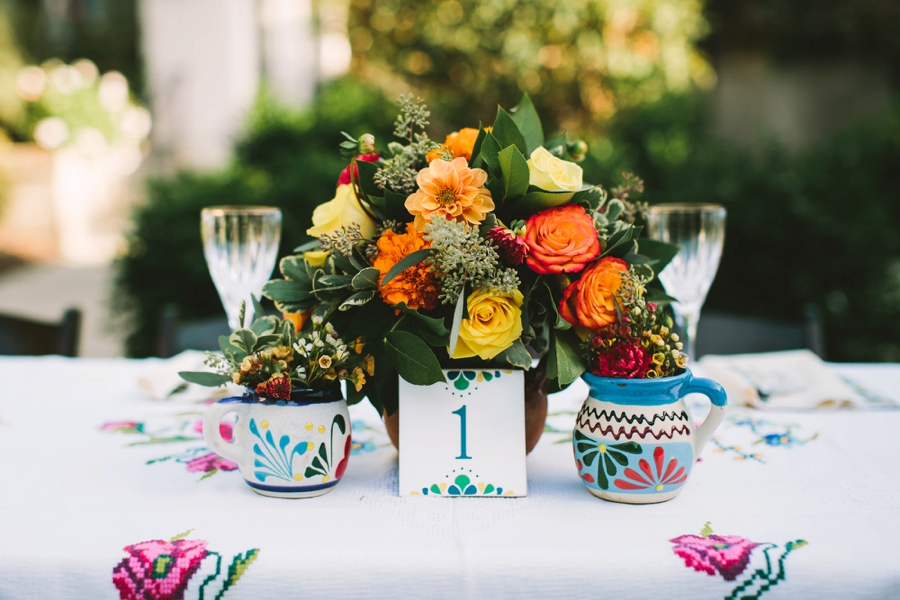 A Colorful Fiesta Inspired Los Angeles Wedding via TheELD.com