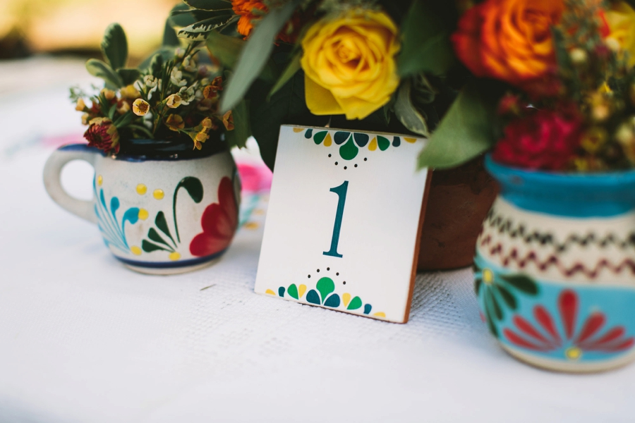 A Colorful Fiesta Inspired Los Angeles Wedding via TheELD.com