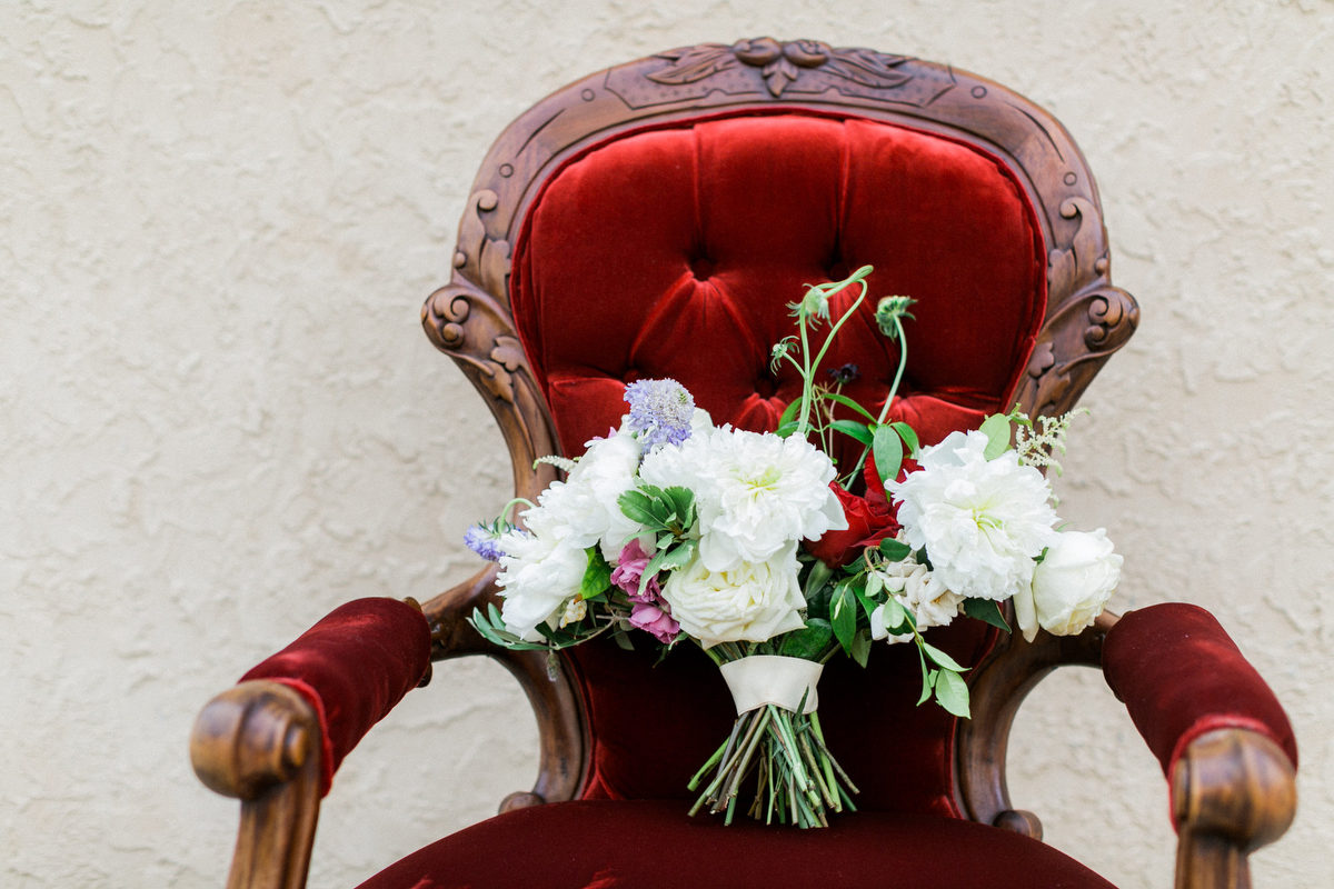 A Romantic Red White and Blue Wedding via TheELD.com