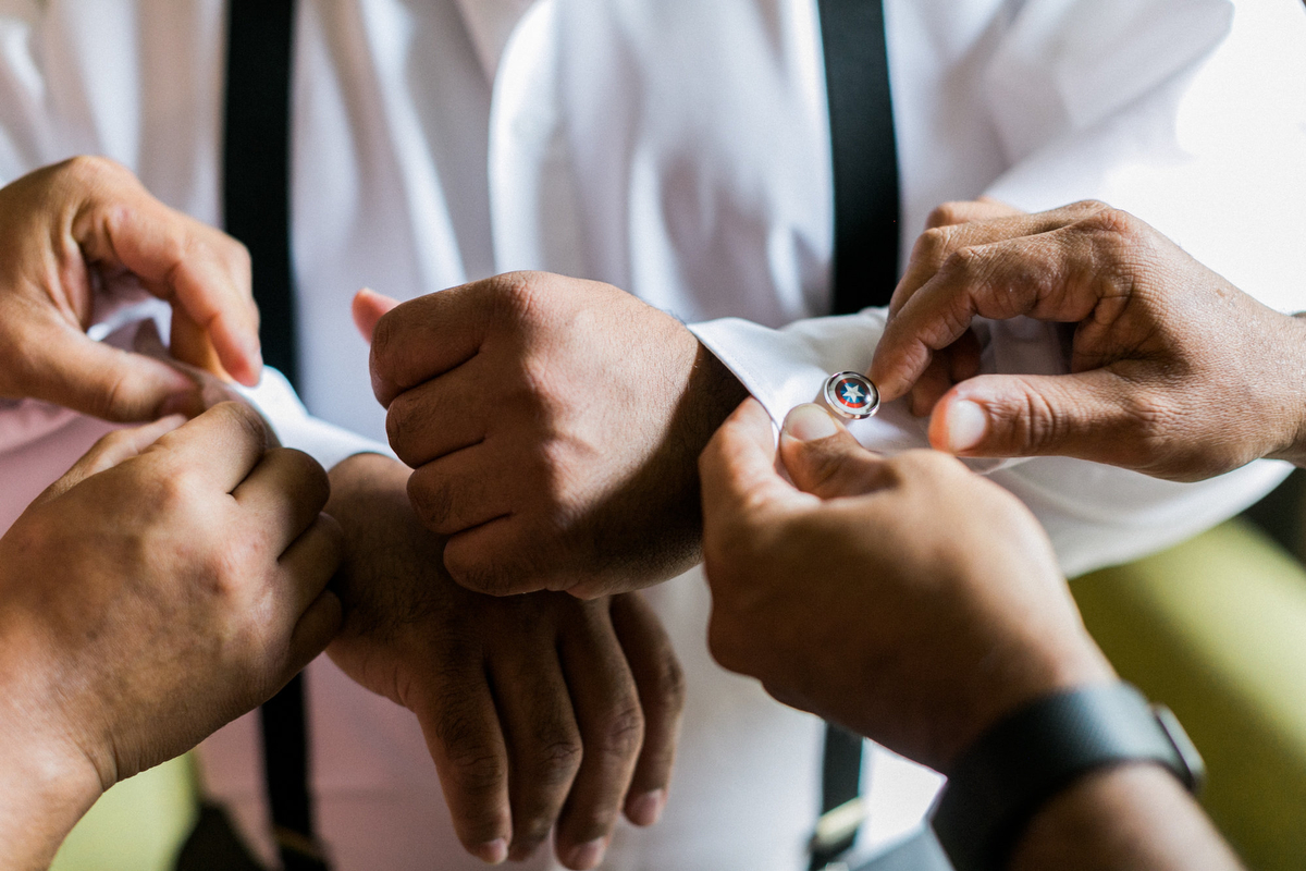 A Romantic Red White and Blue Wedding via TheELD.com