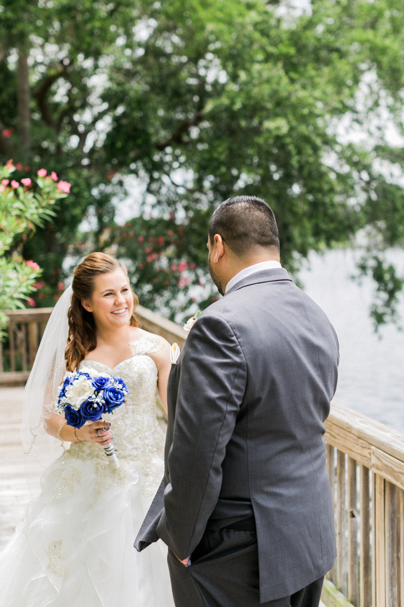 A Romantic Red White and Blue Wedding via TheELD.com