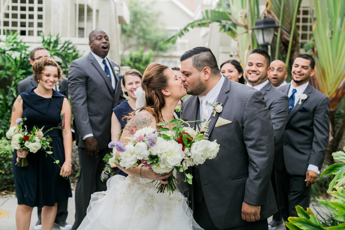 A Romantic Red White and Blue Wedding via TheELD.com