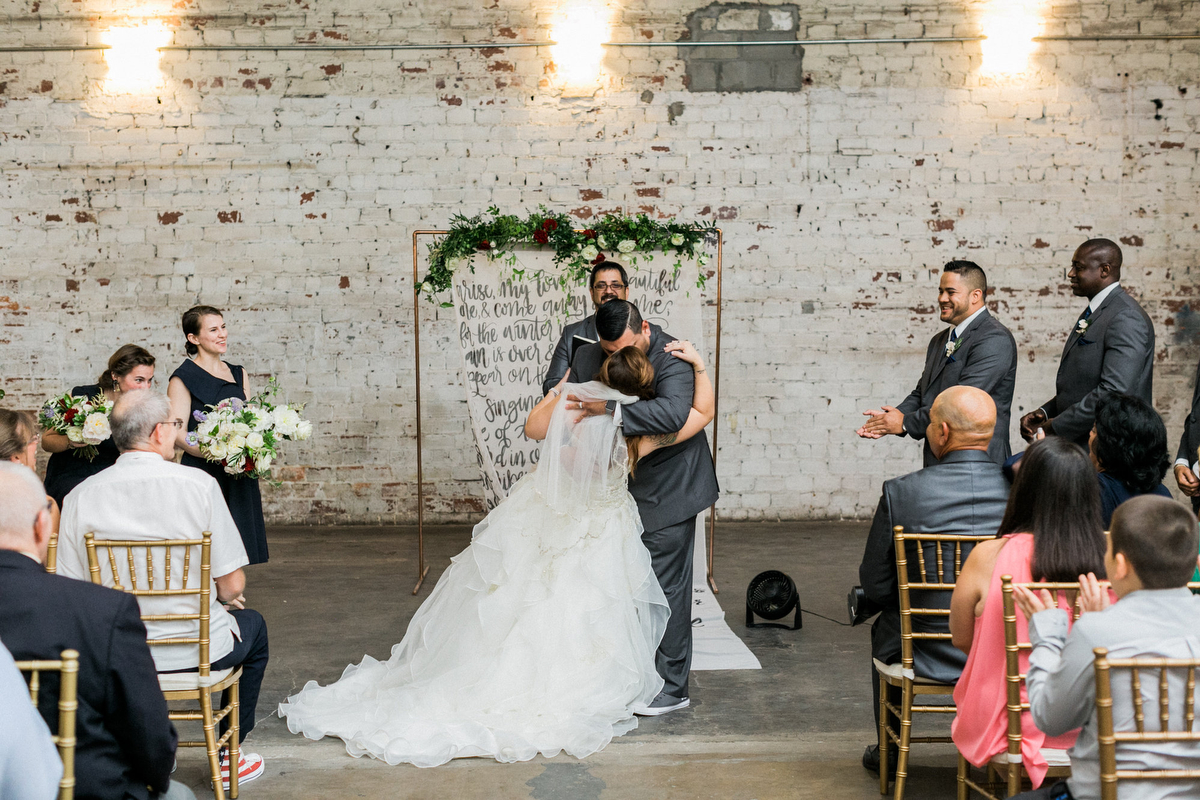 A Romantic Red White and Blue Wedding via TheELD.com