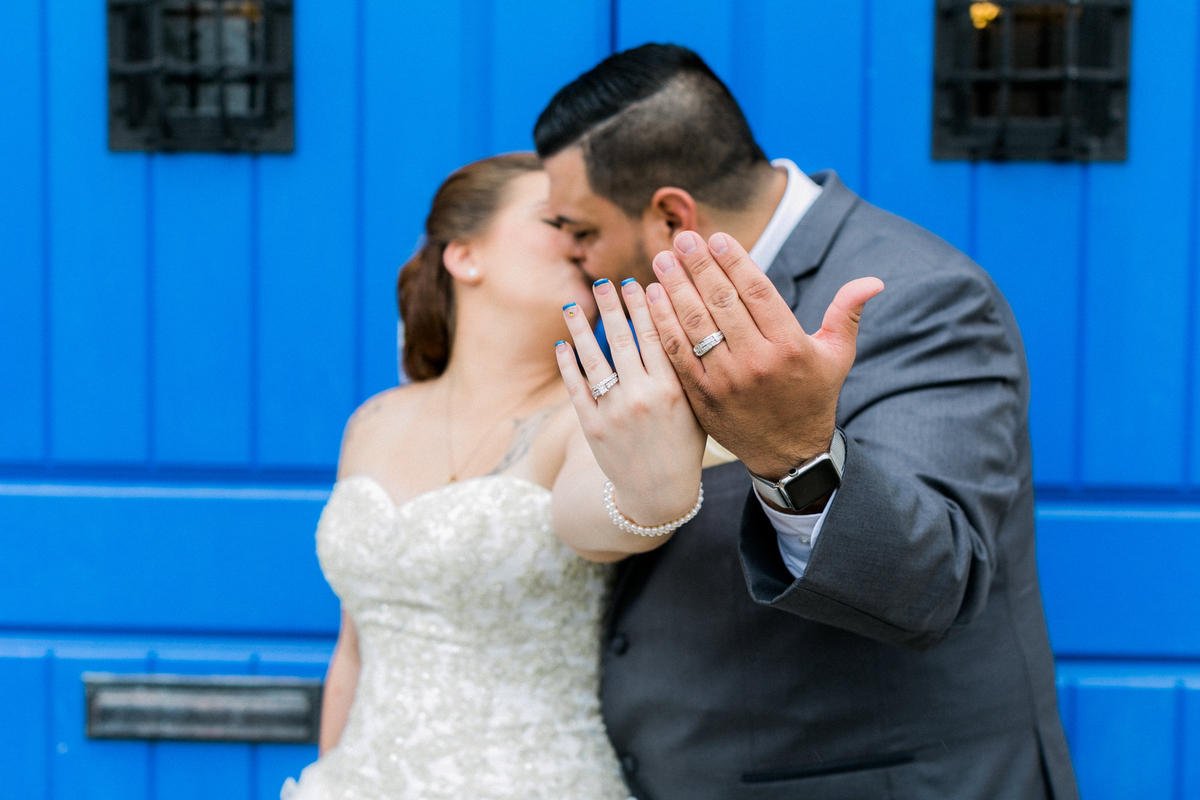 A Romantic Red White and Blue Wedding via TheELD.com