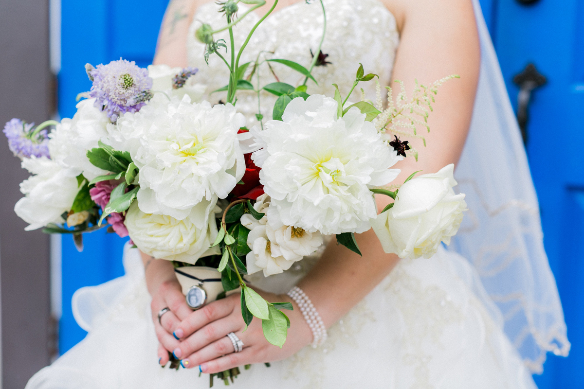 A Romantic Red White and Blue Wedding via TheELD.com