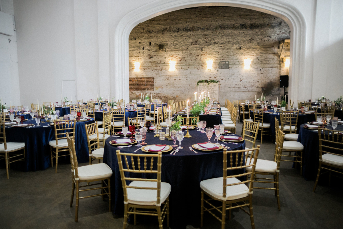 A Romantic Red White and Blue Wedding via TheELD.com