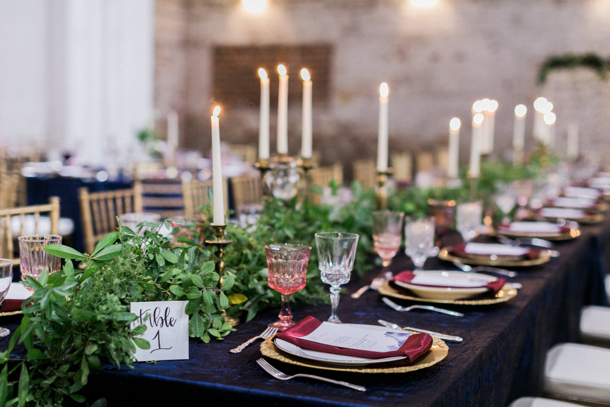 A Romantic Red White and Blue Wedding via TheELD.com