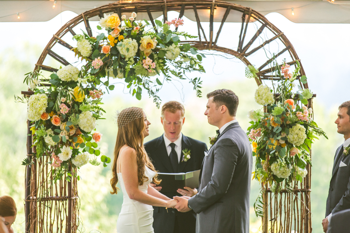 A Vintage Elegant North Carolina Wedding via TheELD.com