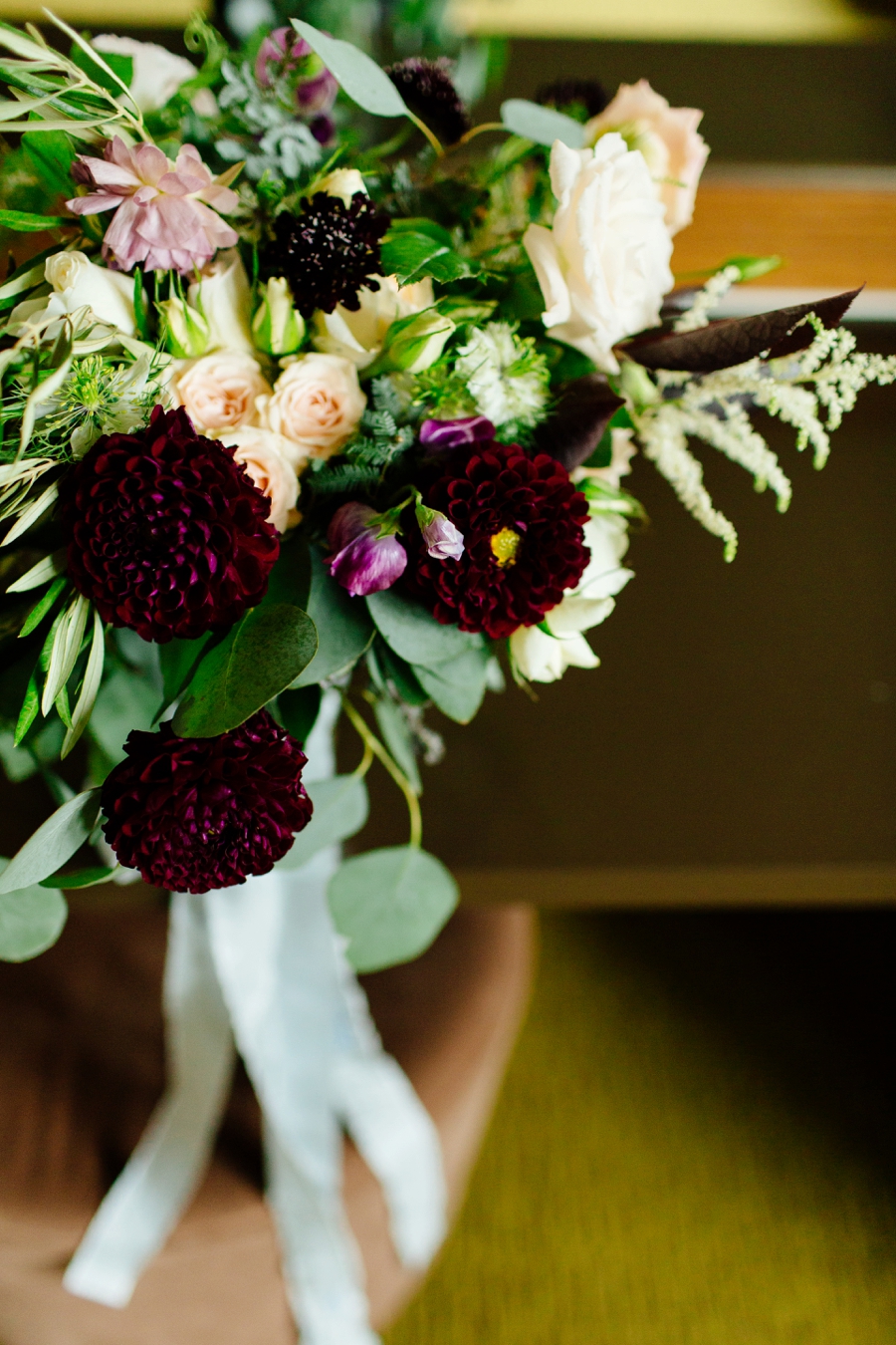 An Organic Blush & Burgundy Minnesota Wedding via TheELD.com