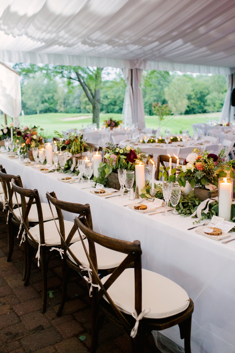 An Organic Blush & Burgundy Minnesota Wedding via TheELD.com