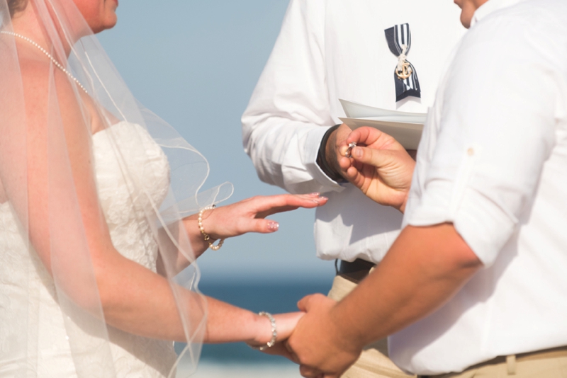 A Colorful & Tropical Beach Wedding via TheELD.com