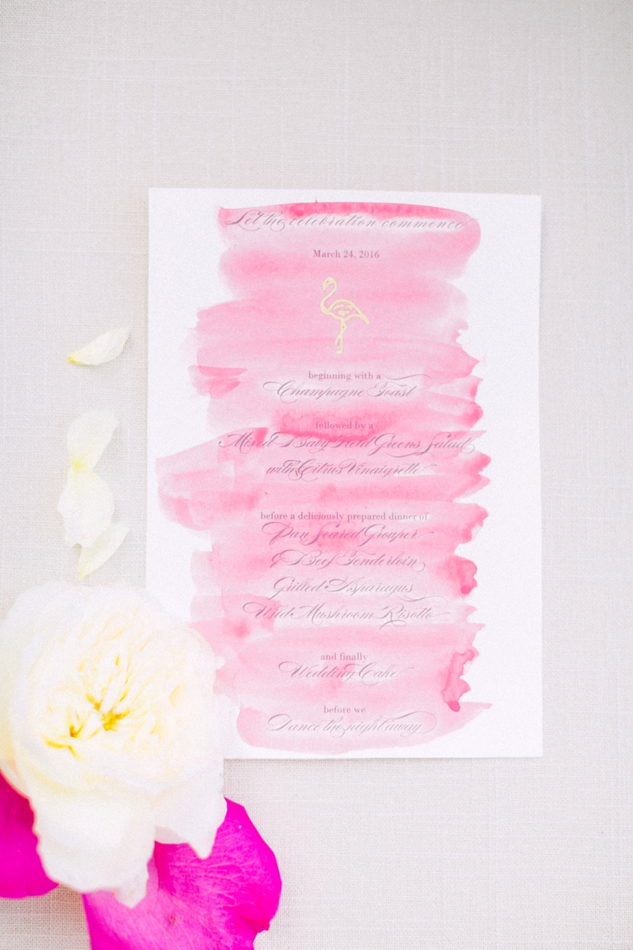 Chic Florida Inspired Pink and Aqua Wedding Ideas via TheELD.com