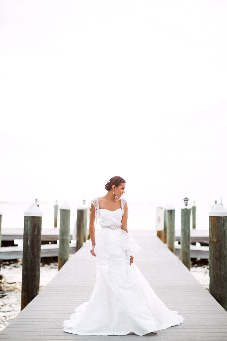 Chic Florida Inspired Pink and Aqua Wedding Ideas via TheELD.com