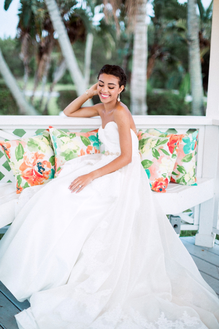 Chic Florida Inspired Pink and Aqua Wedding Ideas via TheELD.com