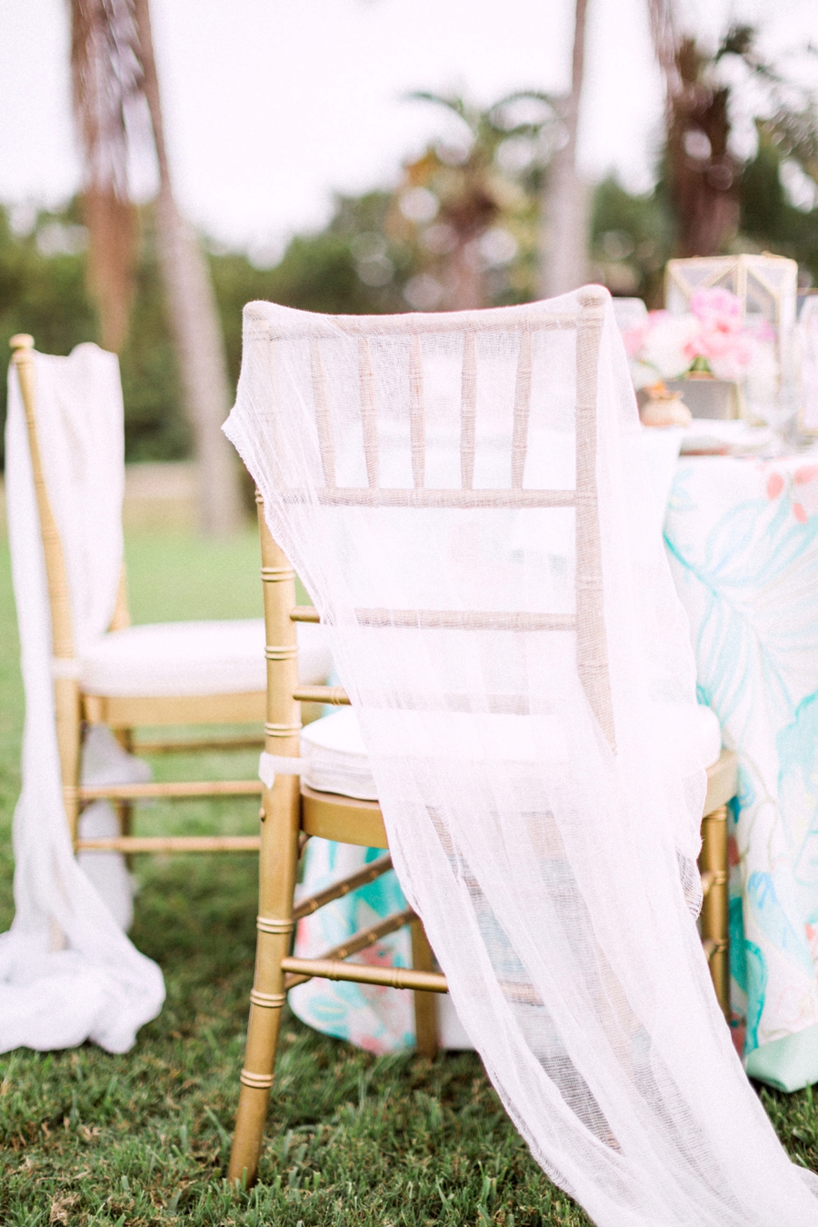 Chic Florida Inspired Pink and Aqua Wedding Ideas via TheELD.com