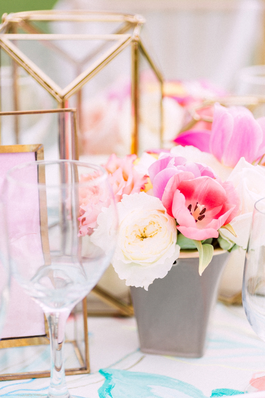 Chic Florida Inspired Pink and Aqua Wedding Ideas via TheELD.com