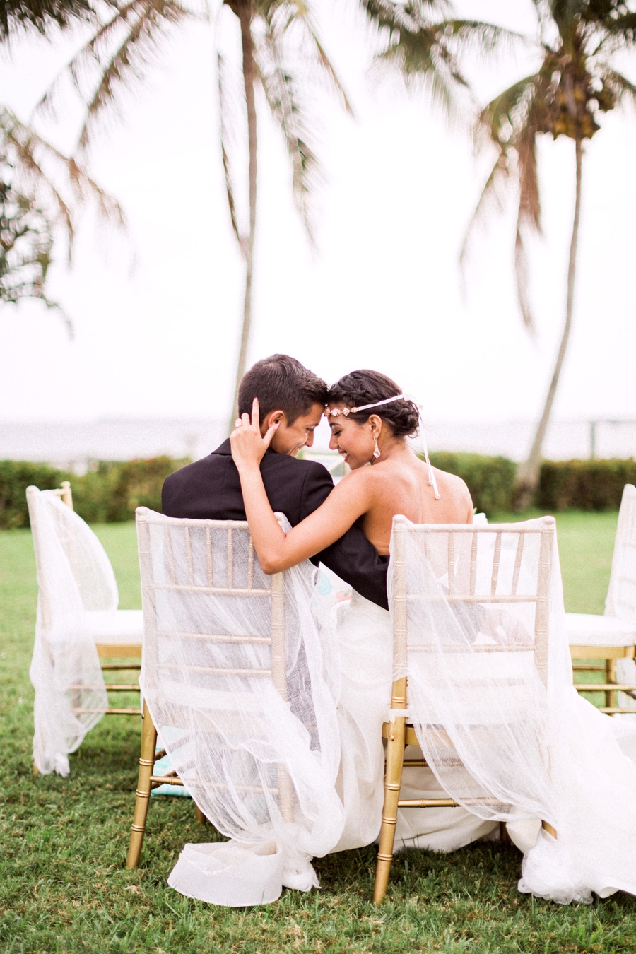 Chic Florida Inspired Pink and Aqua Wedding Ideas via TheELD.com