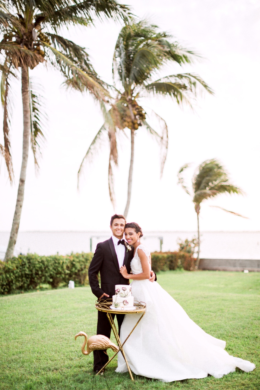 Chic Florida Inspired Pink and Aqua Wedding Ideas via TheELD.com