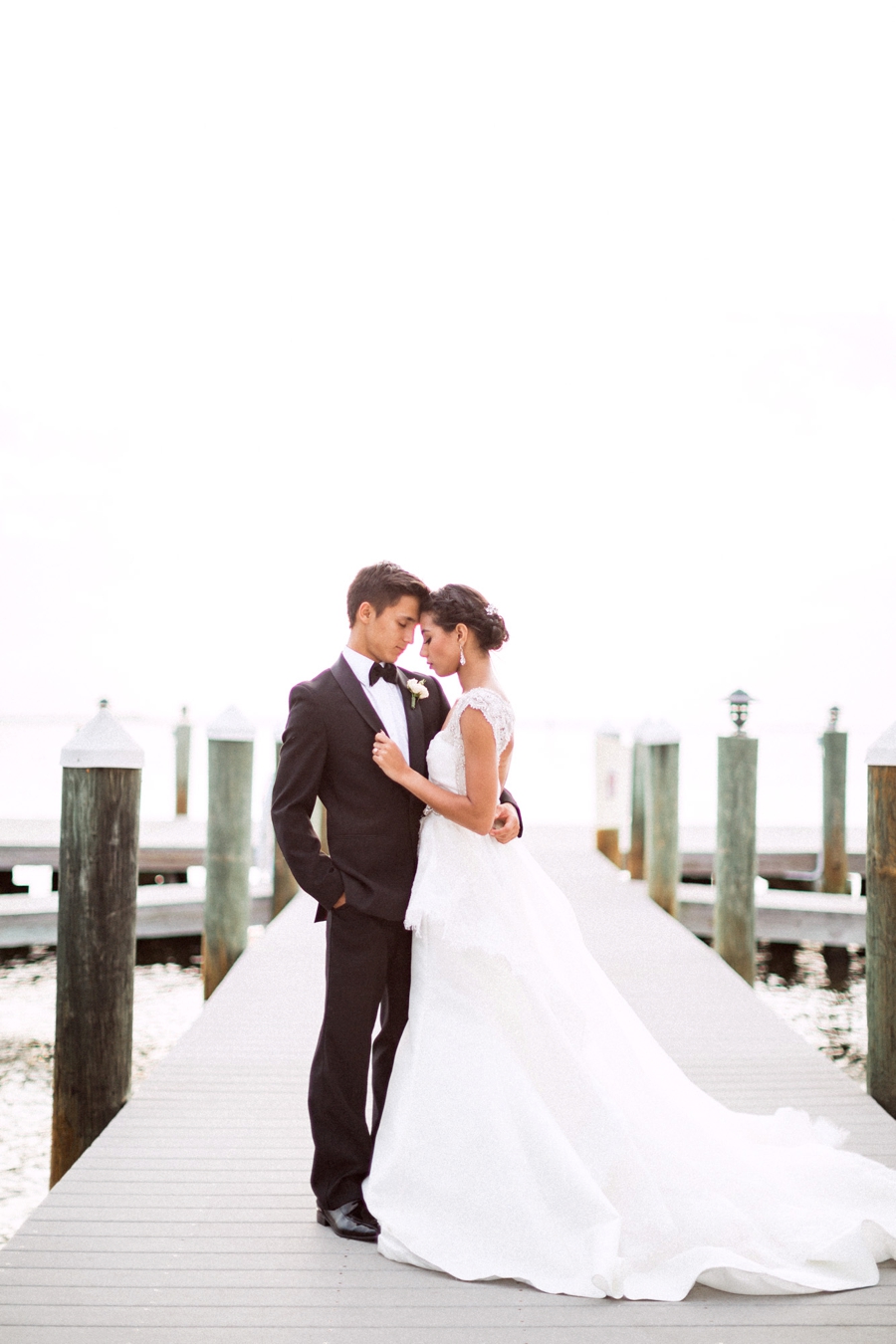 Chic Florida Inspired Pink and Aqua Wedding Ideas via TheELD.com