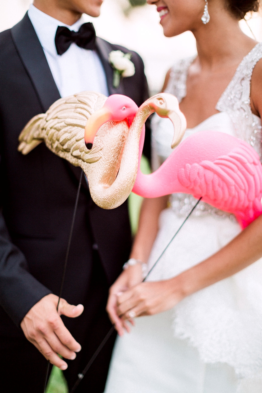 Chic Florida Inspired Pink and Aqua Wedding Ideas via TheELD.com