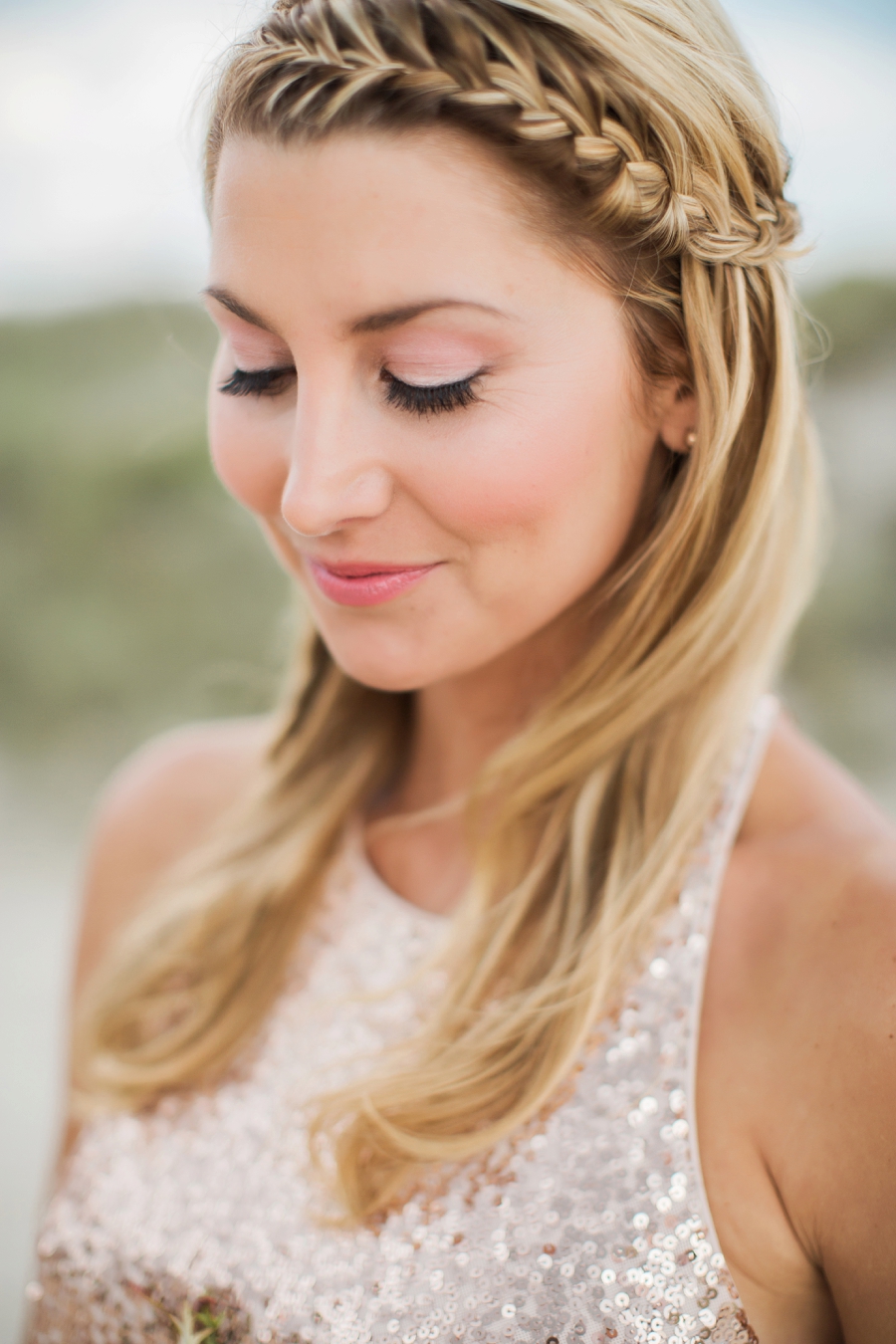 Chic Yellow & Pink Beach Wedding Ideas via TheELD.com