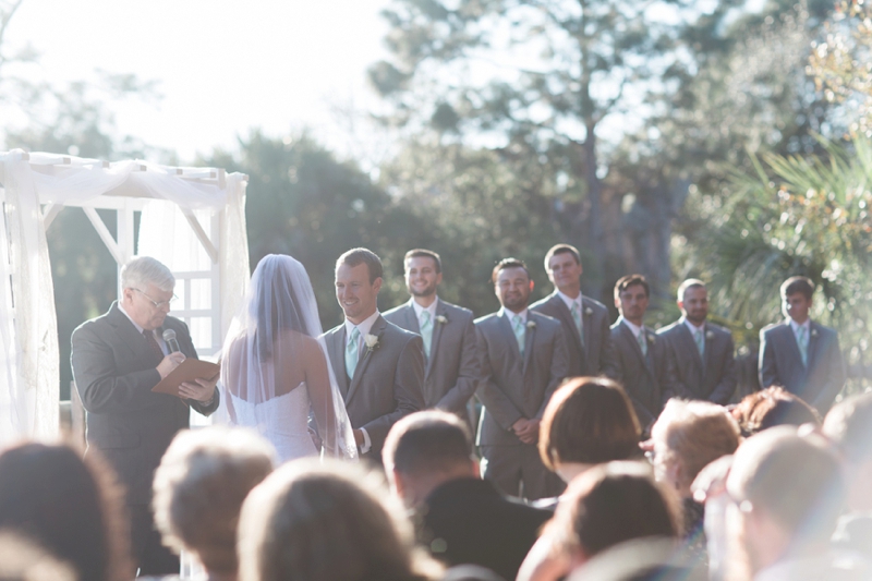 Rustic Elegant Pink & Aqua Florida Wedding via TheELD.com