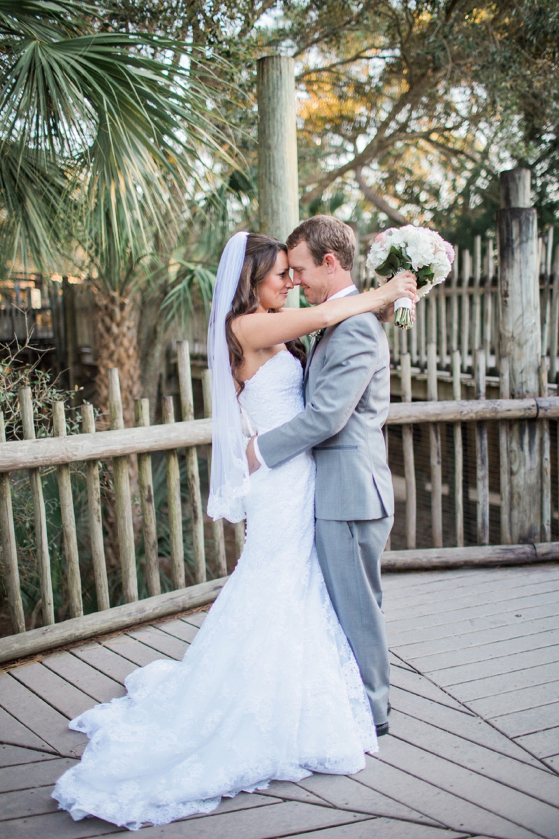 Rustic Elegant Pink & Aqua Florida Wedding via TheELD.com