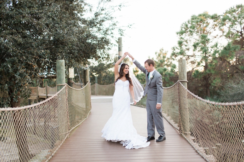 Rustic Elegant Pink & Aqua Florida Wedding via TheELD.com