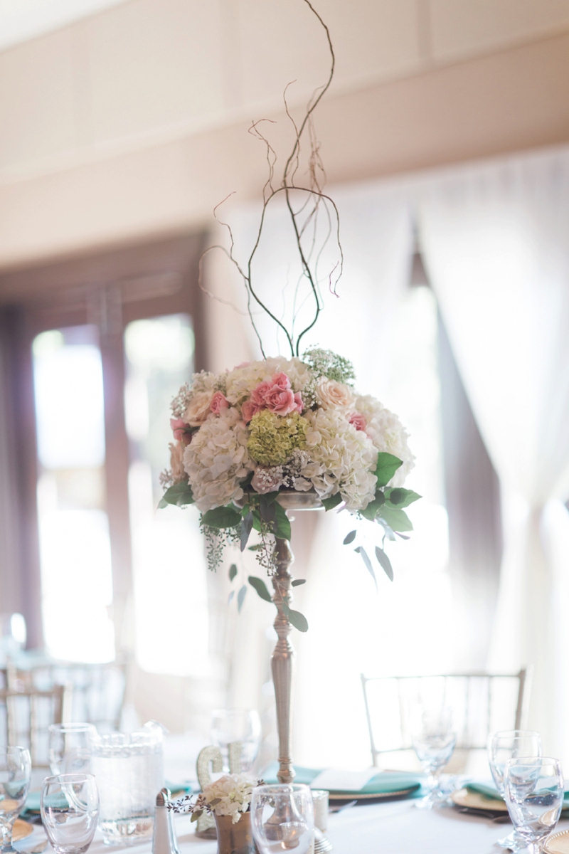 Rustic Elegant Pink & Aqua Florida Wedding via TheELD.com