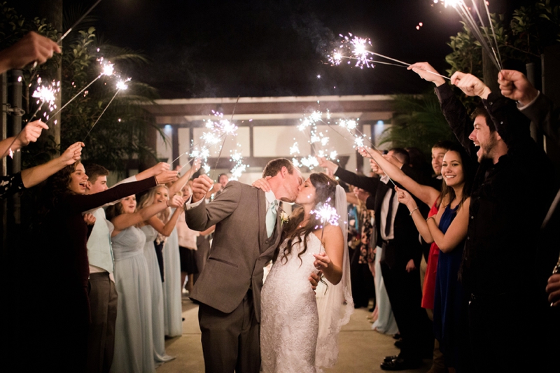 Rustic Elegant Pink & Aqua Florida Wedding via TheELD.com