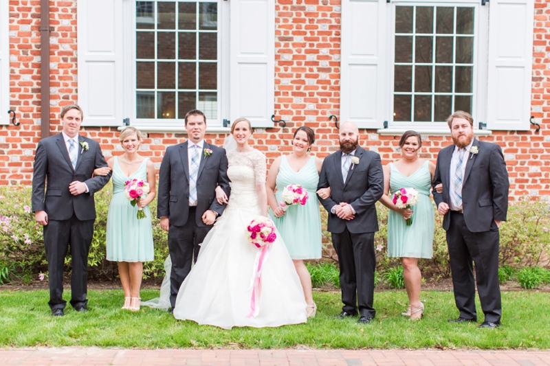 An Elegant Pink Virginia Wedding via TheELD.com
