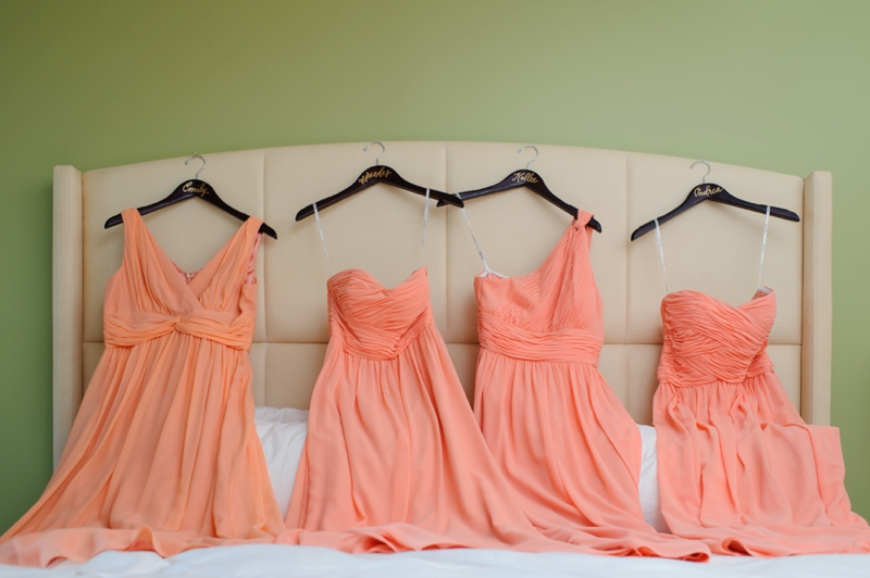 Elegant Peach & Coral St. Pete Wedding via TheELD.com
