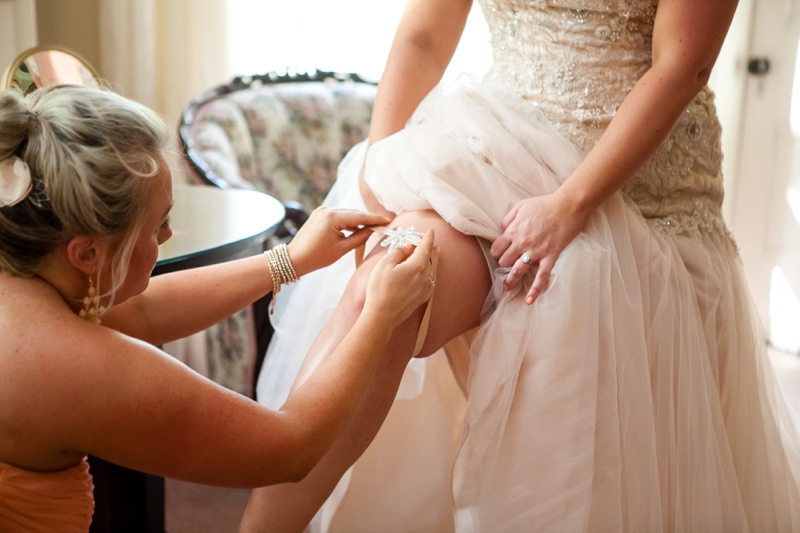 Pink and Gold Garden Wedding In Nashville via TheELD.com