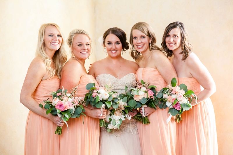 Pink and Gold Garden Wedding In Nashville via TheELD.com