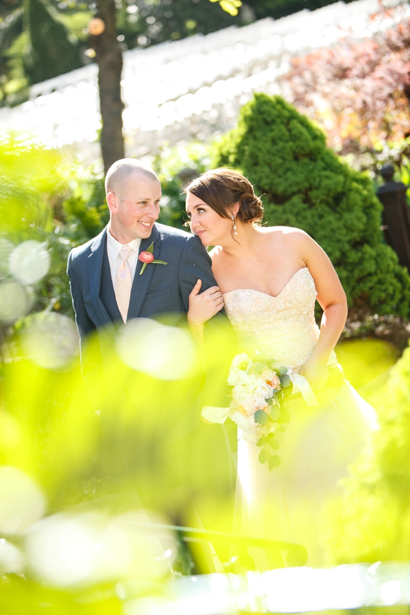 Pink and Gold Garden Wedding In Nashville via TheELD.com