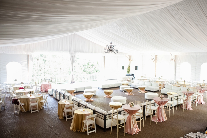 Pink and Gold Garden Wedding In Nashville via TheELD.com