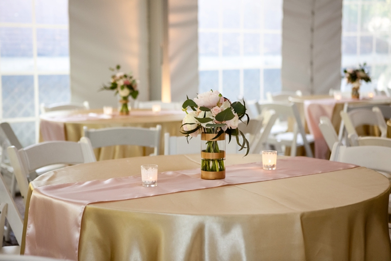 Pink and Gold Garden Wedding In Nashville via TheELD.com