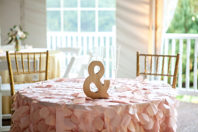 Pink and Gold Garden Wedding In Nashville via TheELD.com