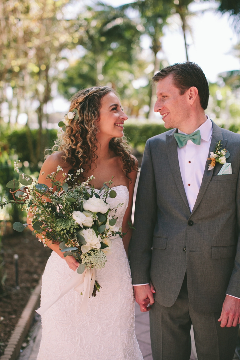 Mint & Bronze West Palm Beach Wedding via TheELD.com