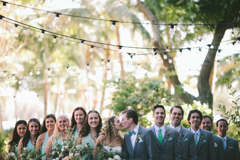 Mint & Bronze West Palm Beach Wedding via TheELD.com