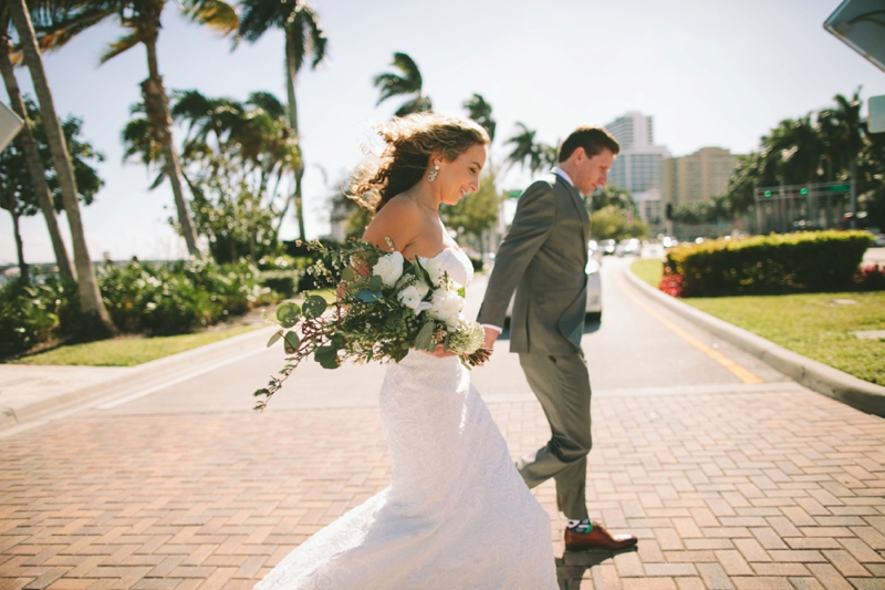 Mint & Bronze West Palm Beach Wedding via TheELD.com