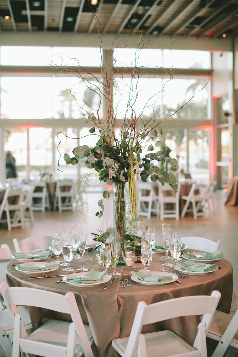 Mint & Bronze West Palm Beach Wedding via TheELD.com