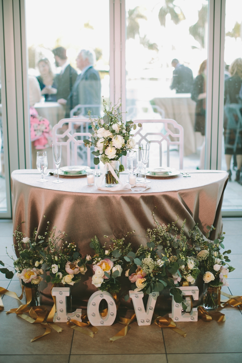 Mint & Bronze West Palm Beach Wedding via TheELD.com