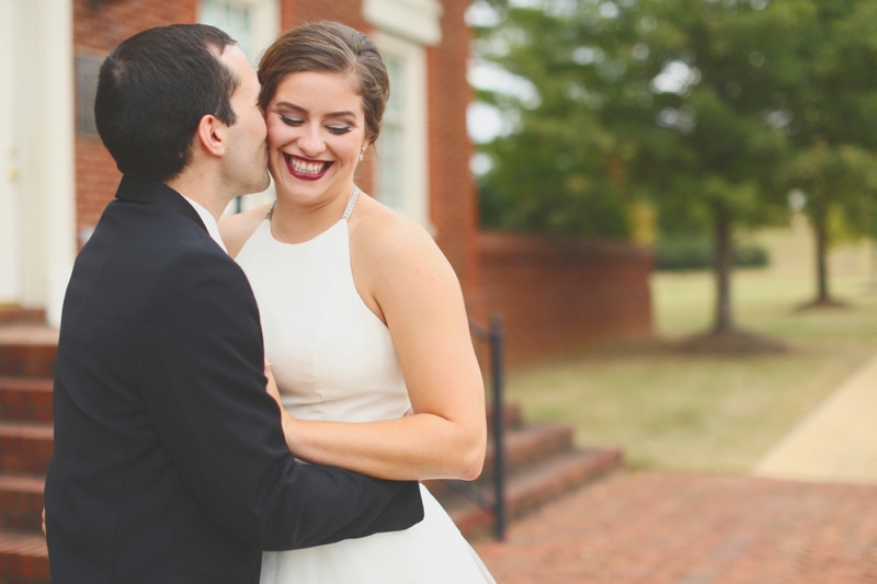 Classic Green & White Alabama Wedding via TheELD.com