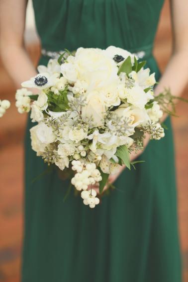 Classic Green & White Alabama Wedding via TheELD.com