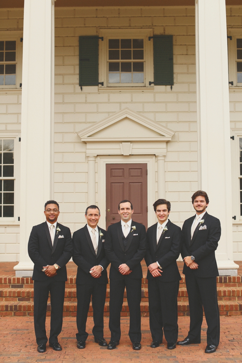 Classic Green & White Alabama Wedding via TheELD.com