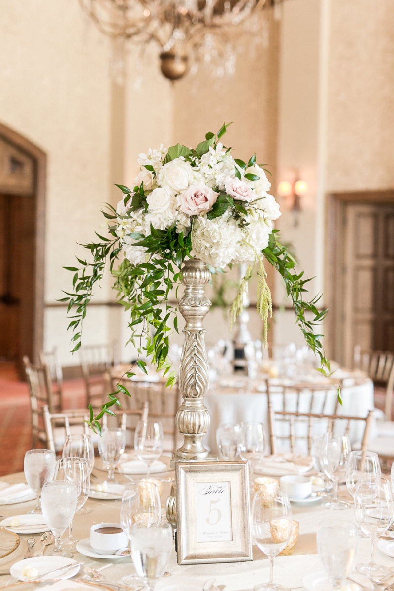 Elegant Champagne & Blush Orlando Wedding via TheELD.com