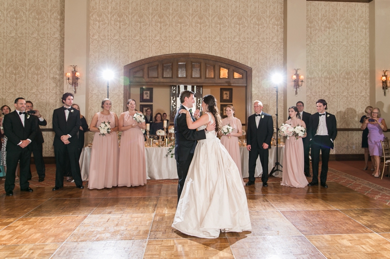 Elegant Champagne & Blush Orlando Wedding via TheELD.com